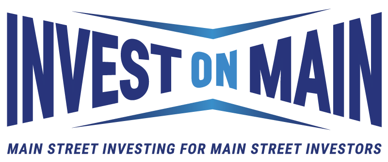 INVEST ON MAIN / IOM.ai Logo Main Street Investing For Main Street Investors
